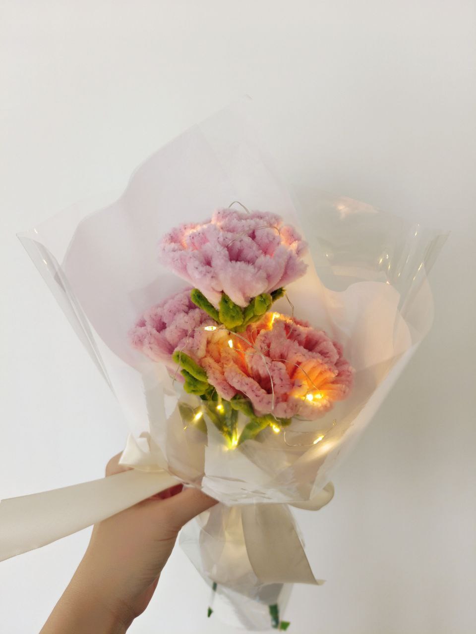 手工扭扭花（康乃馨）DIY材料包送教程